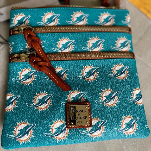 Dooney & Burke Miami dolphins purse - Picture 3 of 3